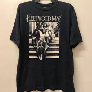 Vintage 90s Fleetwood Mac T-Shirt Band Unisex Black, Music Tour Shirt Fan Gifts